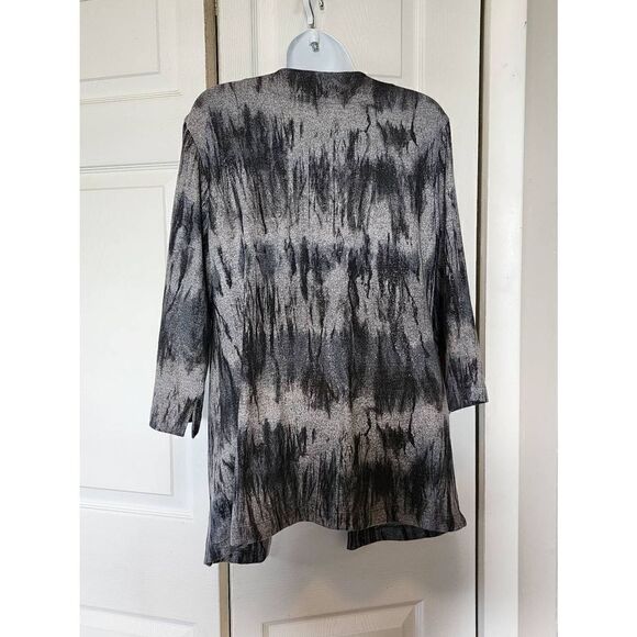 Chico's  Gray Tiedie Cardigan - Picture 2 of 5